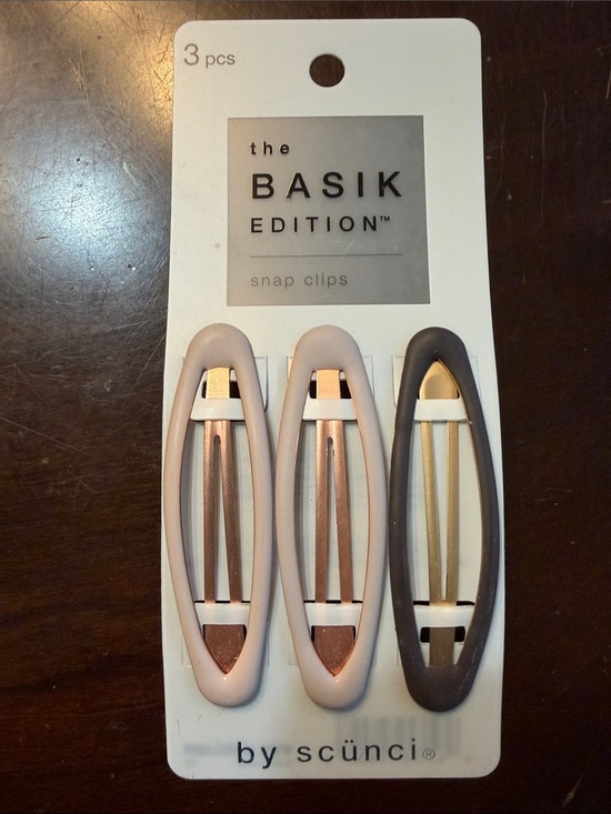 Basik Other - The BASIK Edition by scünci Snap Clips - Pink & Brown Set